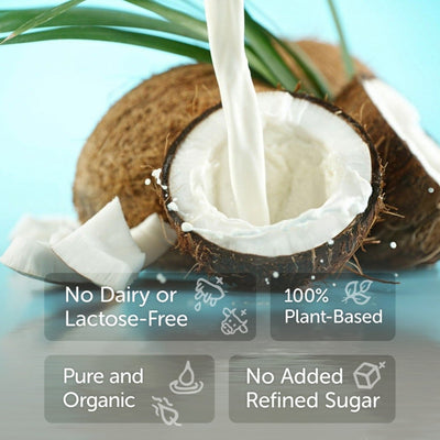 Pure Coconut Milk 400ml - 18% Fat, Sugar - Free, Plant - Based – Vegan Milk on Brown Living™. SKU: 1DS_CML - 4H. Img 2.
