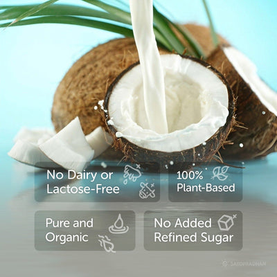 Pure Coconut Milk 400ml - 18% Fat, Sugar - Free, Plant - Based – Vegan Milk on Brown Living™. SKU: 1DS_CML - 4H. Img 7.