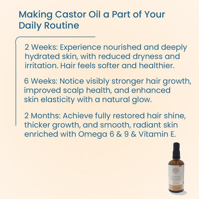 Pure Cold - Pressed Castor Oil | Hair & Skin Nourishment – Body Oil on Brown Living™. SKU: phpnl_oil2. Img 6.