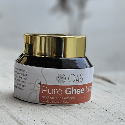 Pure Ghee Emulsion - Shat Dhaut Ghrit – Body Lotion on Brown Living™. SKU: PG - E30. Img 1.