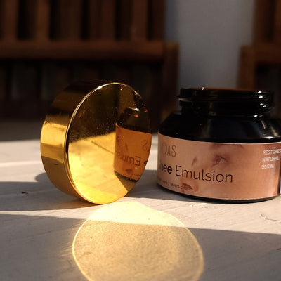 Pure Ghee Emulsion - Shat Dhaut Ghrit – Body Lotion on Brown Living™. SKU: PG - E30. Img 3.