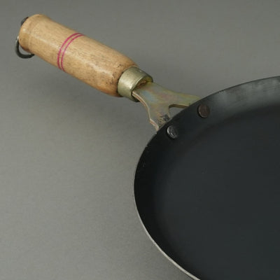 Pure Iron Handmade Dosa Tawa (10inches Inches)+ Free Wooden Flip – Cookware on Brown Living™. SKU: Iron - Tawa - 1 - 1600g - packof1. Img 2.