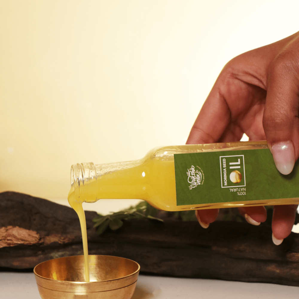 Pure Moringa Seed Oil from Tamil Nadu I Moringa Oil for Skin & Hair | Verified Sustainable by Brown Living™