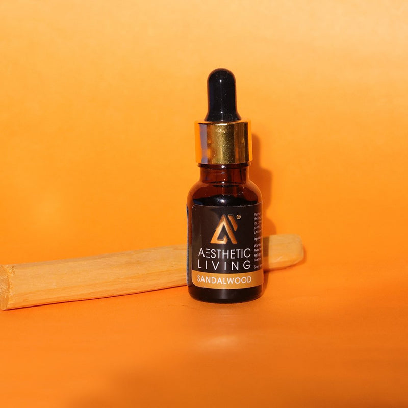 Pure Sandalwood Essential Oil - 15ml | Verified Sustainable by Brown Living™