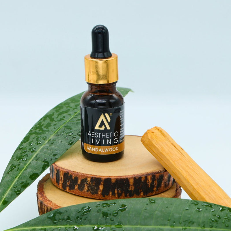 Pure Sandalwood Essential Oil - 15ml | Verified Sustainable by Brown Living™