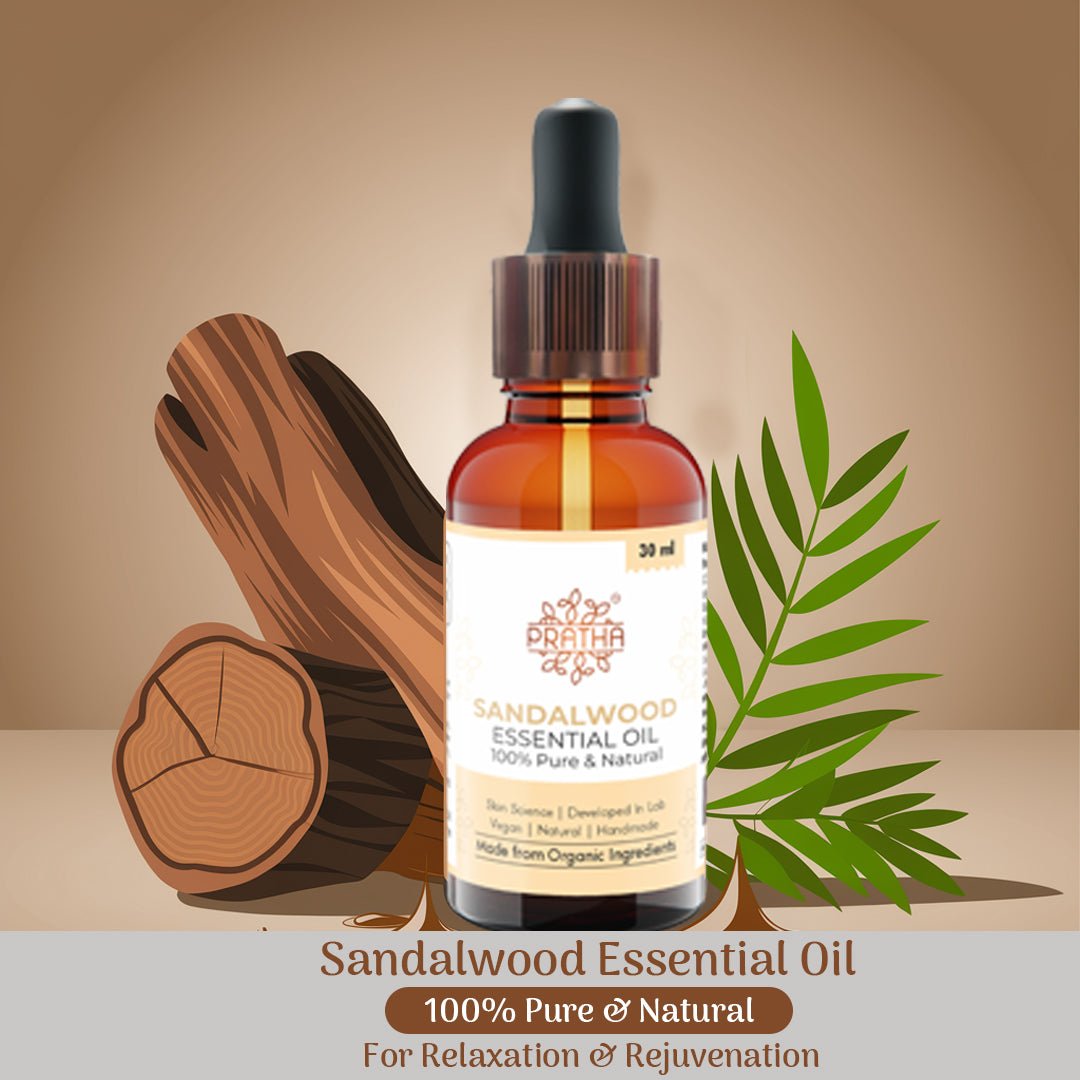 Pure Sandalwood Essential oil - 30mL | Verified Sustainable by Brown Living™