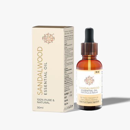 Pure Sandalwood Essential oil - 30mL | Verified Sustainable by Brown Living™