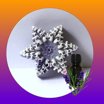 Purple Snowflake Wax Block Closet Freshener - Lavender Scent | Verified Sustainable by Brown Living™