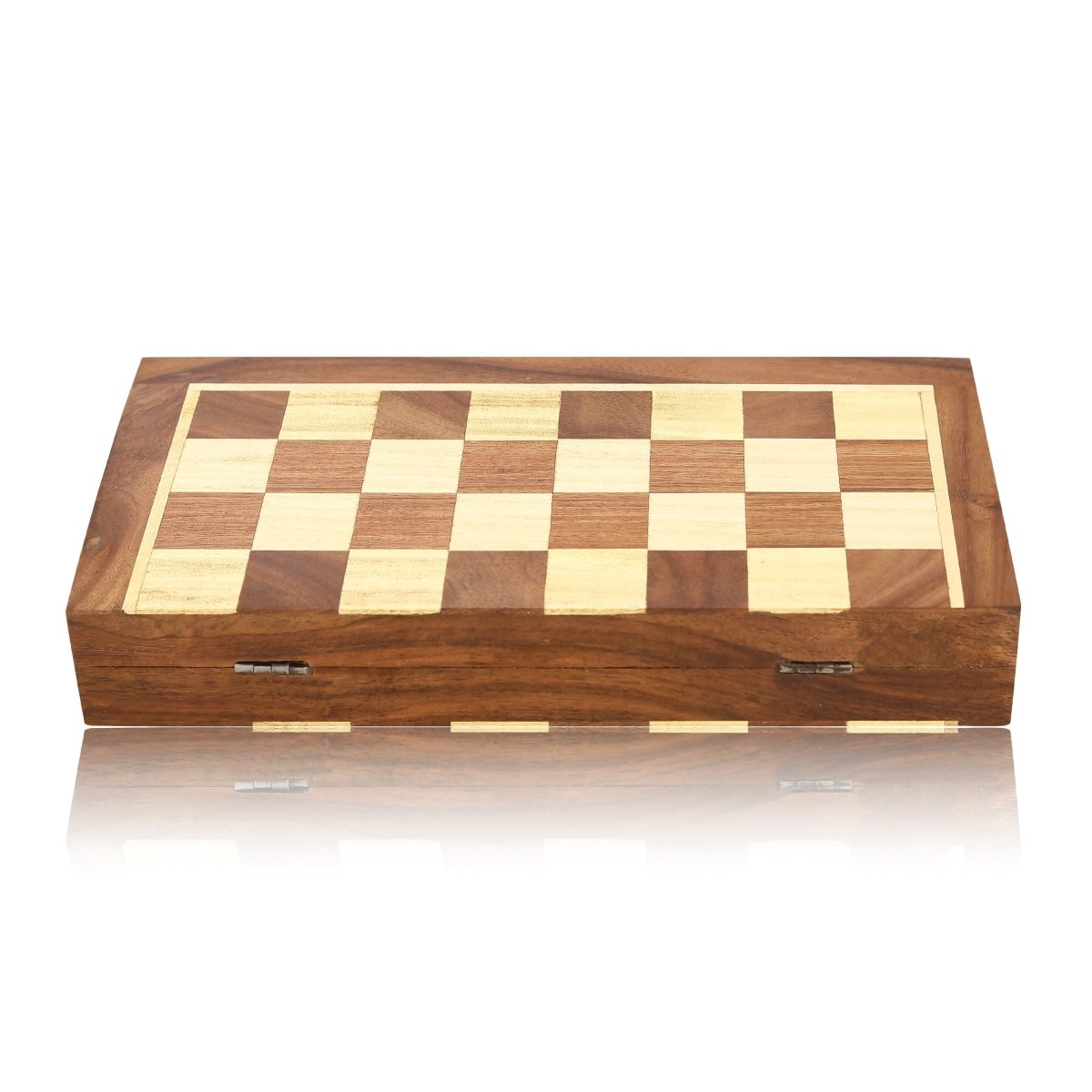 Rangohit's Wooden Foldable Chess Board Game - 8x8 inch | Verified Sustainable by Brown Living™