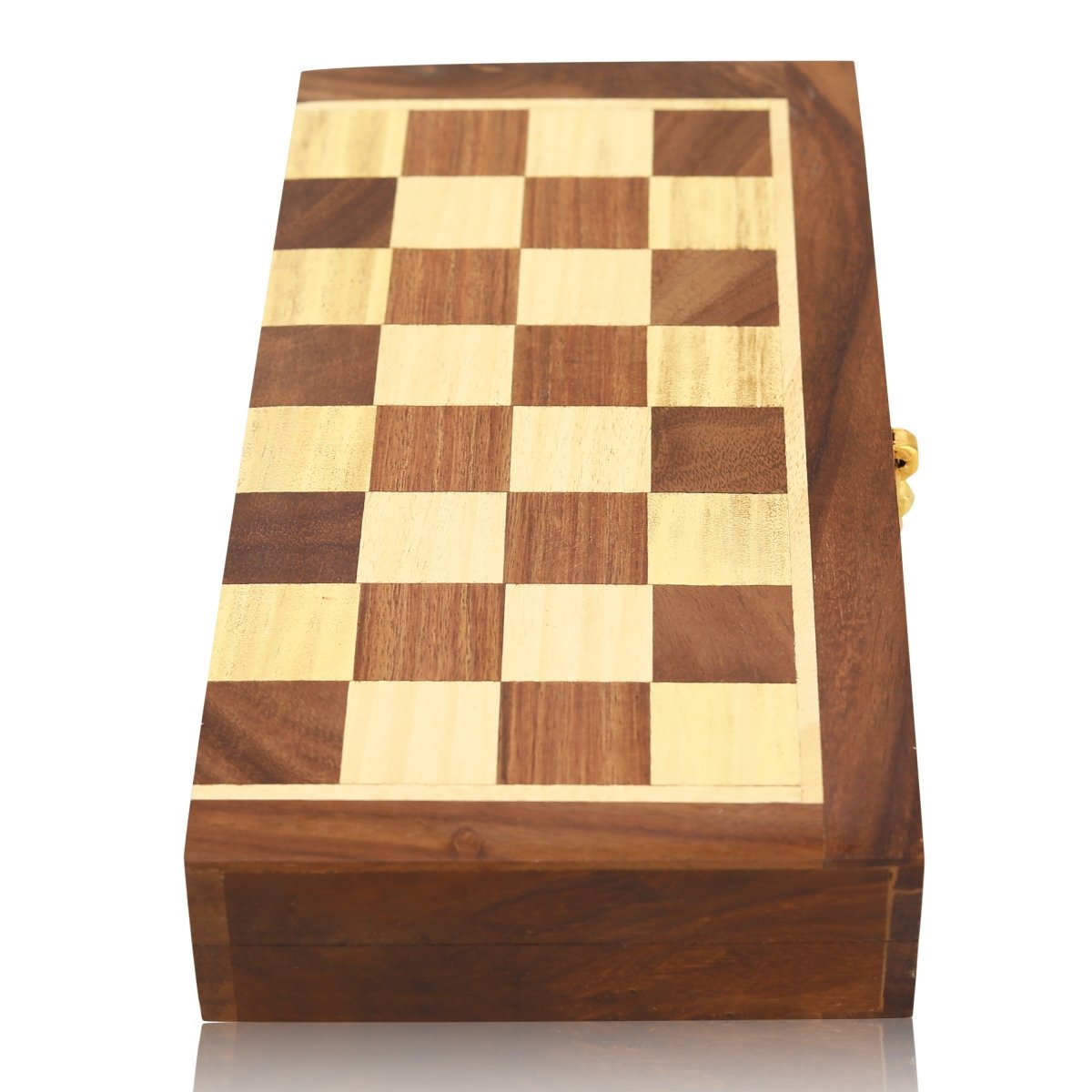 Rangohit's Wooden Foldable Chess Board Game - 8x8 inch | Verified Sustainable by Brown Living™