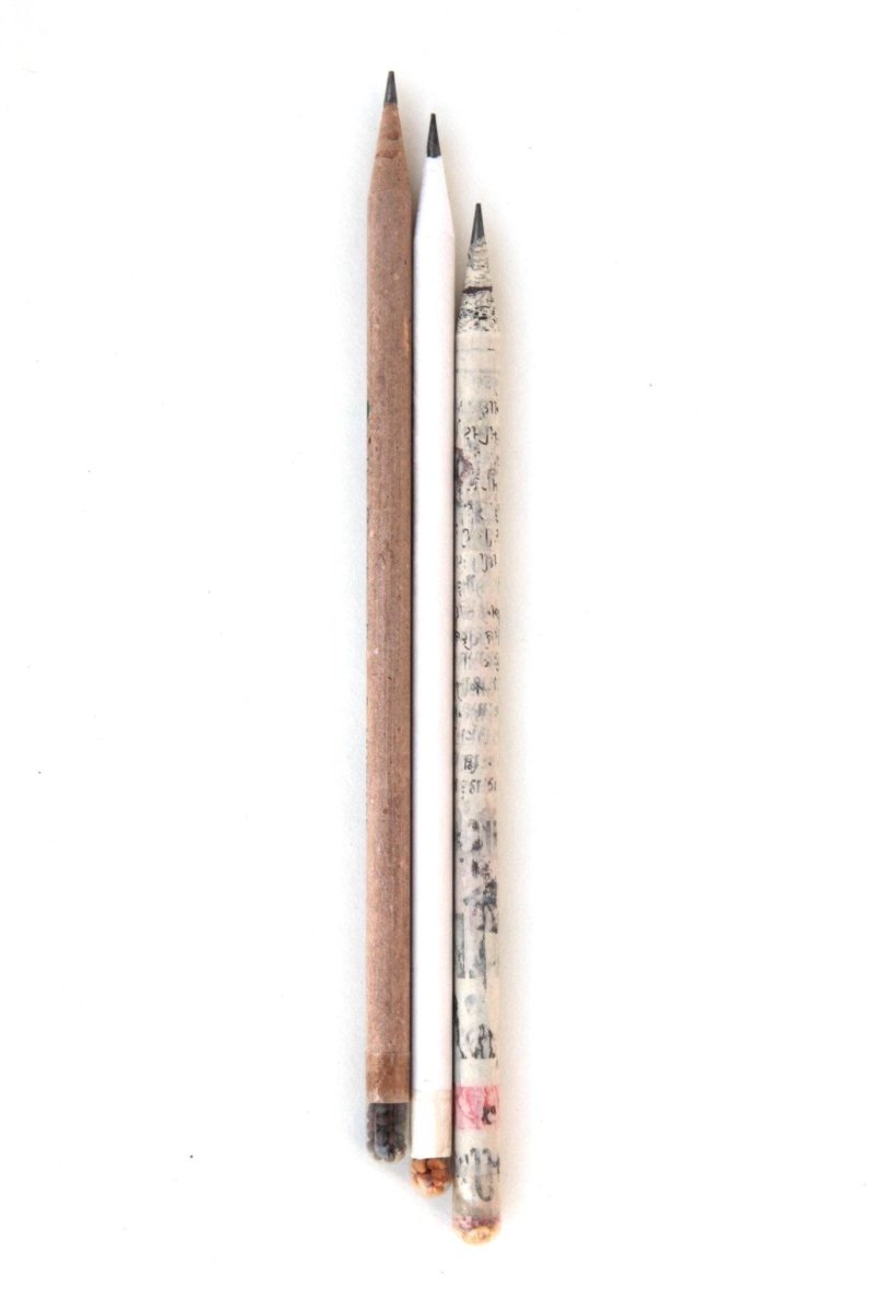 Recycled Paper Pencils with Seeds | Set of 12 Mixed Plantable Pencils | Verified Sustainable by Brown Living™