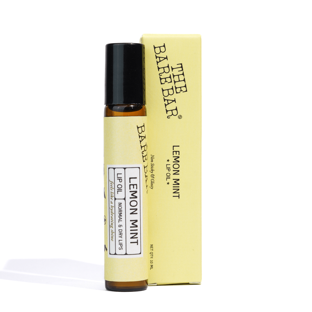 Refreshing Lemon Mint Lip Oil for Shine and Care | Verified Sustainable by Brown Living™
