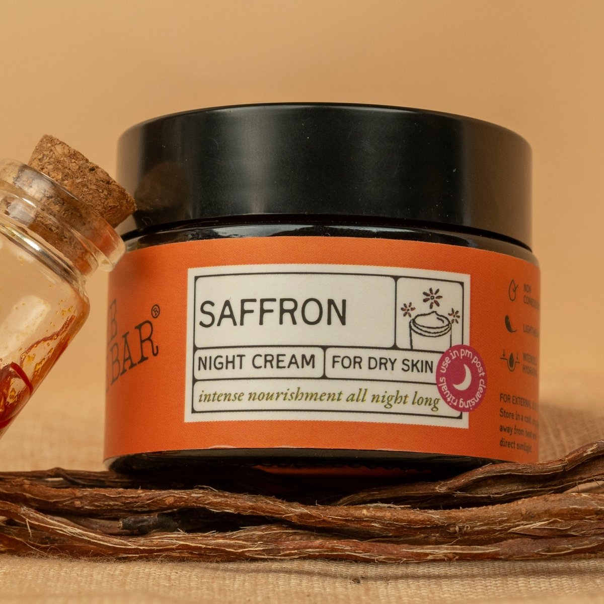 Rejuvenating Night Cream with Saffron Extract | Verified Sustainable by Brown Living™