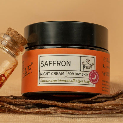 Rejuvenating Night Cream with Saffron Extract | Verified Sustainable by Brown Living™