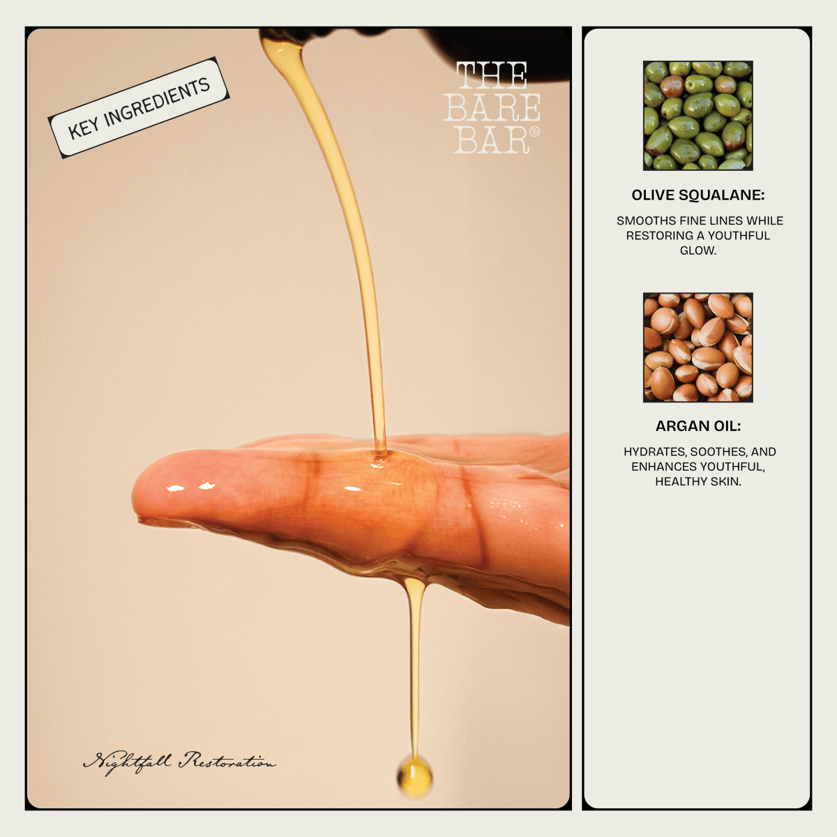 Restorative Night Oil for Skin Renewal - Nightfall Blend | Verified Sustainable by Brown Living™