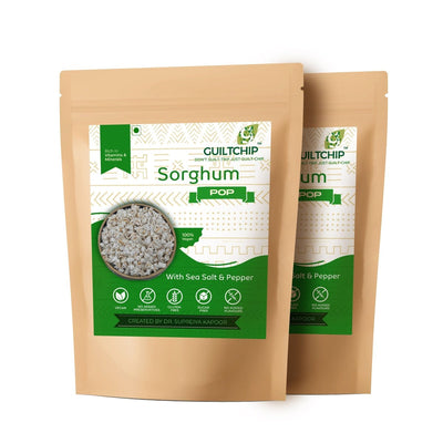 Rocksalt & Pepper Jowar Pop – 80g – Cereal & Meusli on Brown Living™. SKU: VRO - 2520015. Img 7.