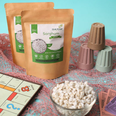 Rocksalt & Pepper Jowar Pop – 80g – Cereal & Meusli on Brown Living™. SKU: VRO - 2520015. Img 4.