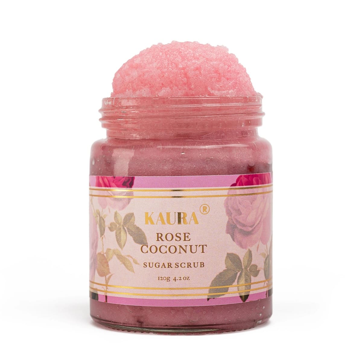 Rose & Coconut Sugar Scrub for Smooth, Glowing Skin – 120g | Verified Sustainable by Brown Living™