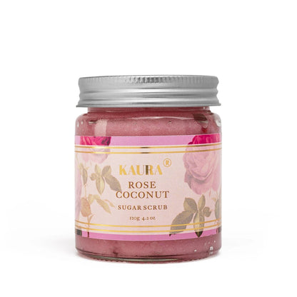 Rose & Coconut Sugar Scrub for Smooth, Glowing Skin – 120g | Verified Sustainable by Brown Living™