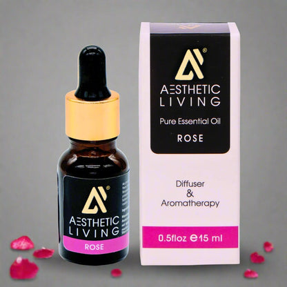 Rose Essential Oil for Skin & Hair - 15ml | Verified Sustainable by Brown Living™