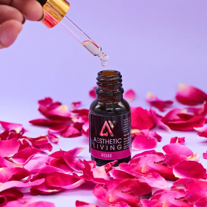 Rose Essential Oil for Skin & Hair - 15ml | Verified Sustainable by Brown Living™