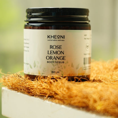 Rose Lemon Orange Exfoliating Body Scrub | Verified Sustainable by Brown Living™