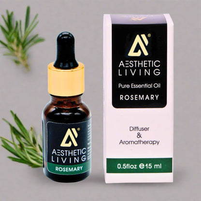 Rosemary Essential Oil for Wellness - 15ml | Verified Sustainable by Brown Living™