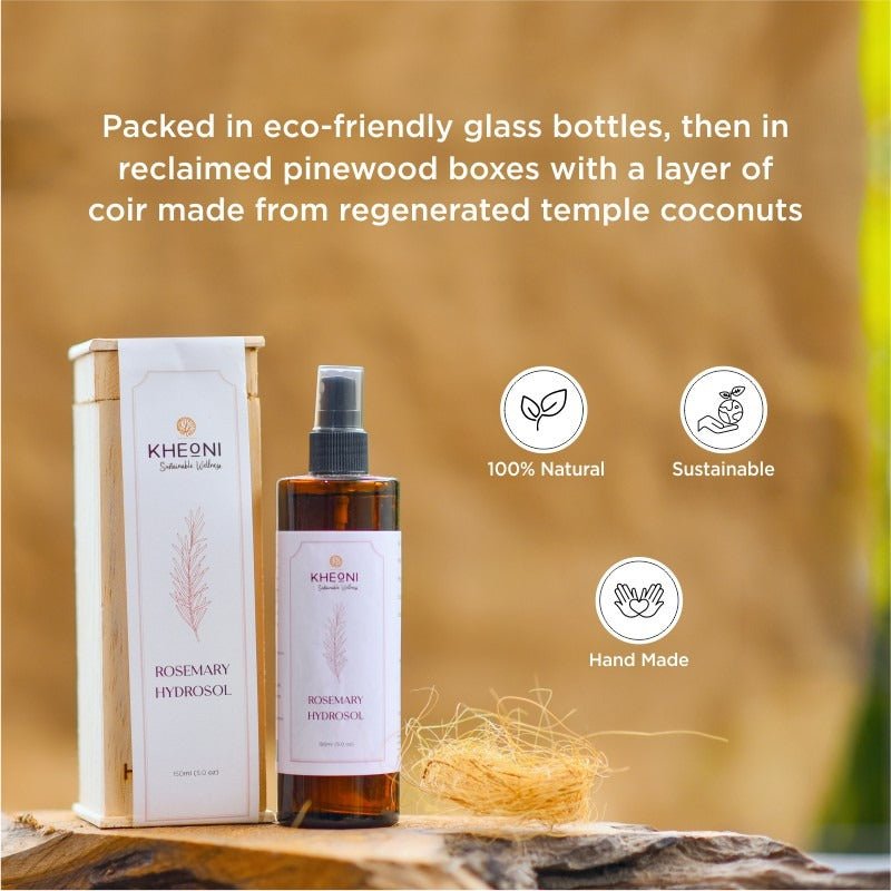 Rosemary Hydrosol for Skin & Hair Care | Verified Sustainable by Brown Living™