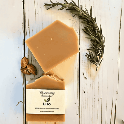 Rosemary Shampoo Bar with Apple Cider Vinegar & Neem – Hair Shampoo Bar on Brown Living™. SKU: S20001. Img 1.