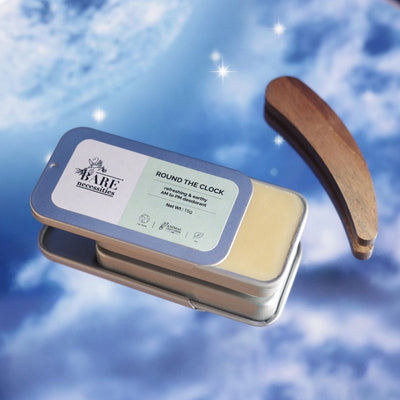 Round The Clock Solid Deodorant for Women & Men | Earthy Premium Fragrance | 15g – Deodorant on Brown Living™. SKU: BNPC 1035. Img 1.