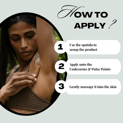 Round The Clock Solid Deodorant for Women & Men | Earthy Premium Fragrance | 15g – Deodorant on Brown Living™. SKU: BNPC 1035. Img 6.