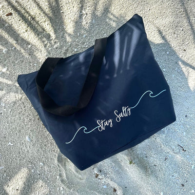 Rover Tote Bag – Durable Canvas Travel Tote with Zipper and Sleeve – Tote Bag on Brown Living™. SKU: ROT007NB. Img 10.