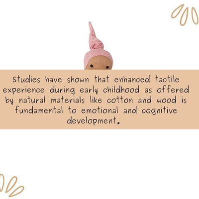 Rumi - Waldorf Inspired fabric Doll – Role & Pretend Play Toys on Brown Living™. SKU: STWD(B) - 01. Img 4.