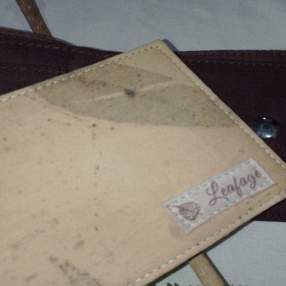 Rust Nilgiri Fabric| Sustainable Handcrafted Wallet | Verified Sustainable by Brown Living™