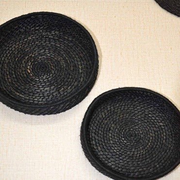 Sabai & Jute Round Utility Baskets (Set of 2) – Baskets & Boxes on Brown Living™. SKU: SBJBAS005C. Img 104.