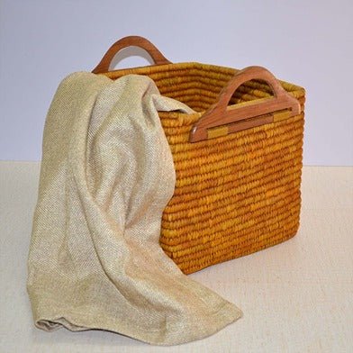 Sabai & Palm Storage Basket – Baskets & Boxes on Brown Living™. SKU: SBLBAS017C. Img 4.