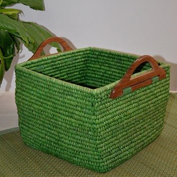 Sabai & Palm Storage Basket – Baskets & Boxes on Brown Living™. SKU: SBLBAS017A. Img 5.