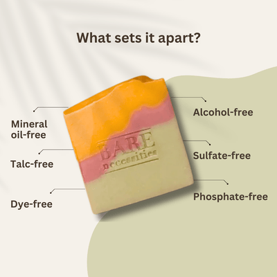 Saffron Bliss Soap – Organic Handmade Cold Process Nourishing Bath Bar – Body Soap on Brown Living™. SKU: BNPCI051. Img 4.