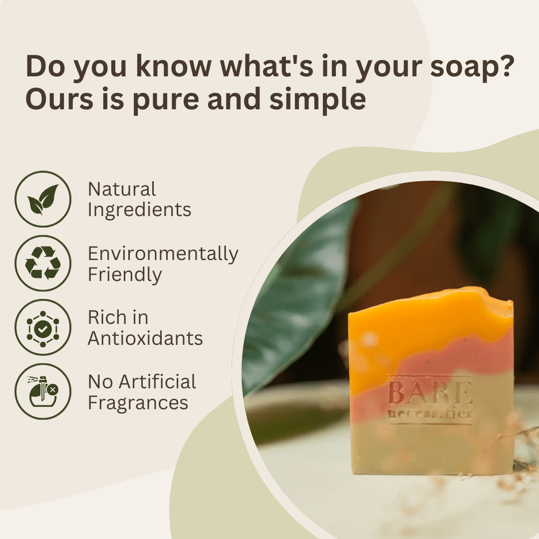 Saffron Bliss Soap – Organic Handmade Cold Process Nourishing Bath Bar | Verified Sustainable by Brown Living™