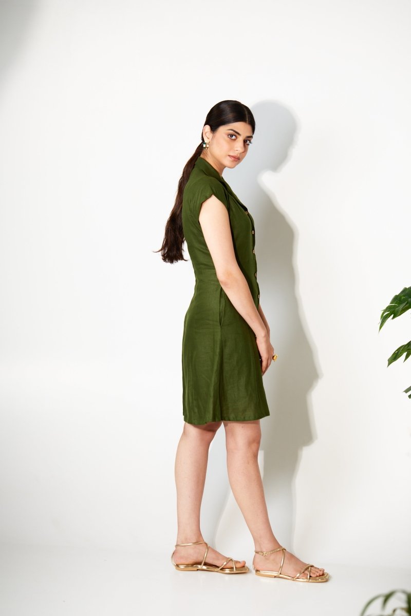 Sage Midi Dress | Verified Sustainable by Brown Living™