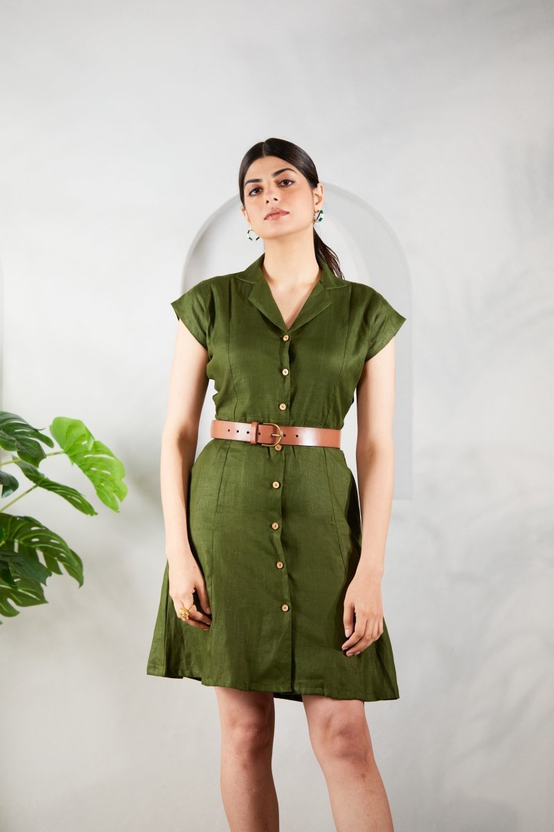 Sage Midi Dress | Verified Sustainable by Brown Living™