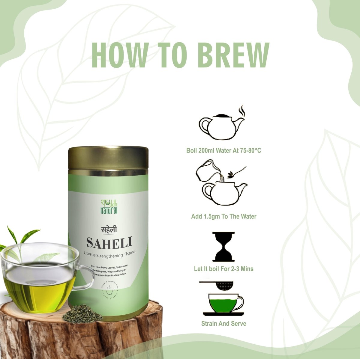 Saheli Floral Tea - 30 Cups | Verified Sustainable by Brown Living™