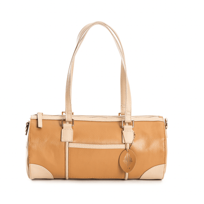 Salacia (Almond & Caramel) | Women's bag made with Apple Leather | Verified Sustainable by Brown Living™