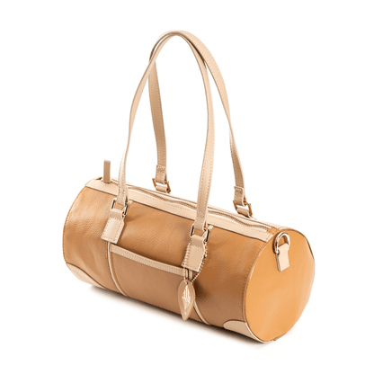 Salacia (Almond & Caramel) | Women's bag made with Apple Leather | Verified Sustainable by Brown Living™