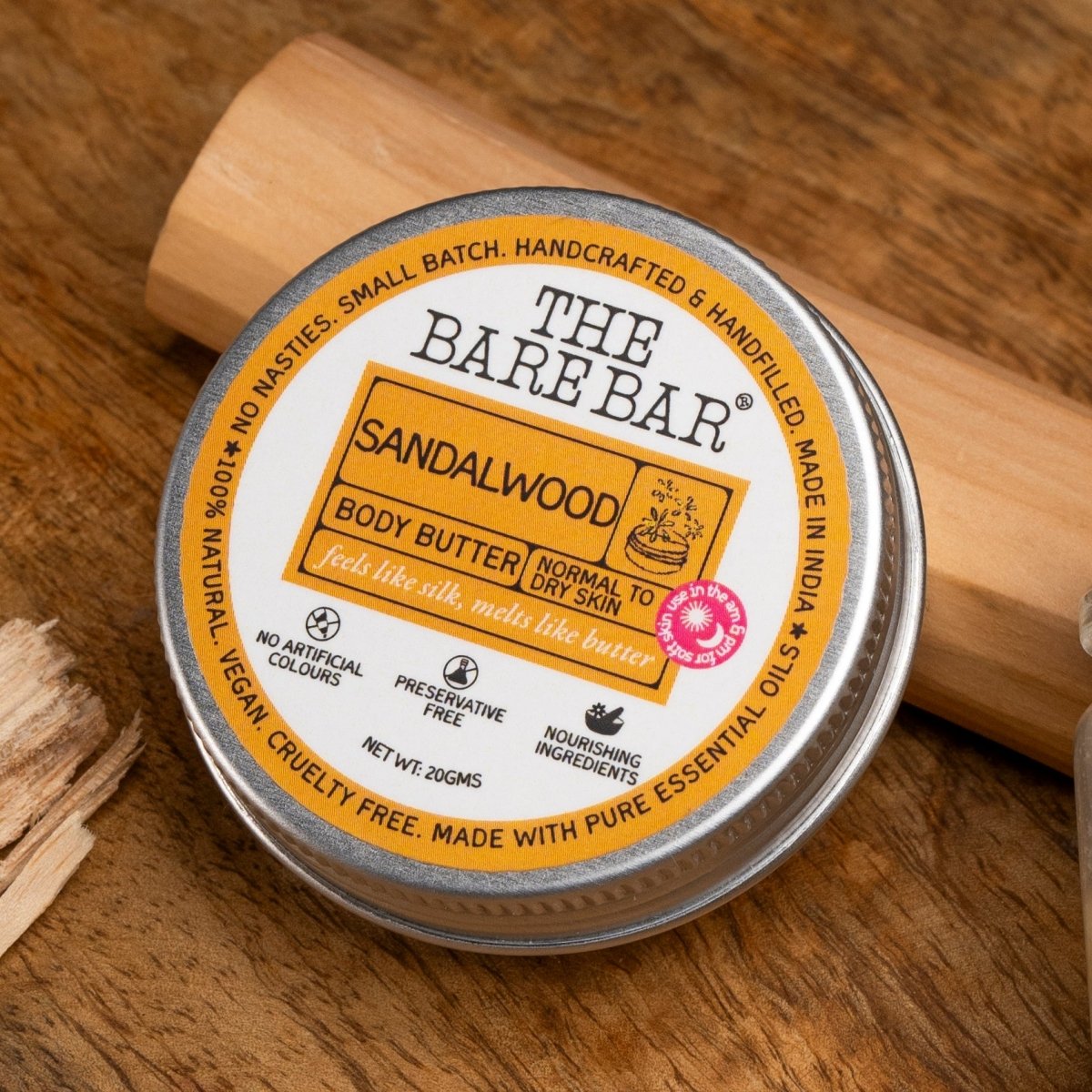 Sandalwood Body Butter – Earthy Calmness for Supple Skin | Verified Sustainable by Brown Living™
