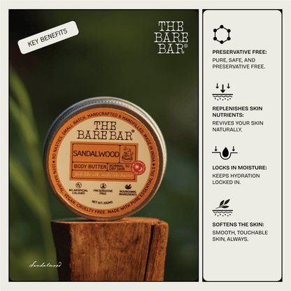 Sandalwood Body Butter – Earthy Calmness for Supple Skin | Verified Sustainable by Brown Living™