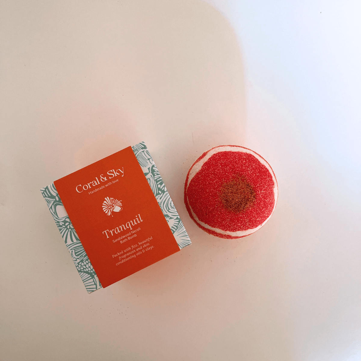Sandalwood Neroli Rose Tranquil Bath Bomb | Verified Sustainable by Brown Living™