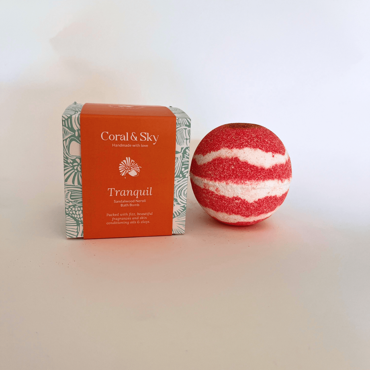 Sandalwood Neroli Rose Tranquil Bath Bomb | Verified Sustainable by Brown Living™
