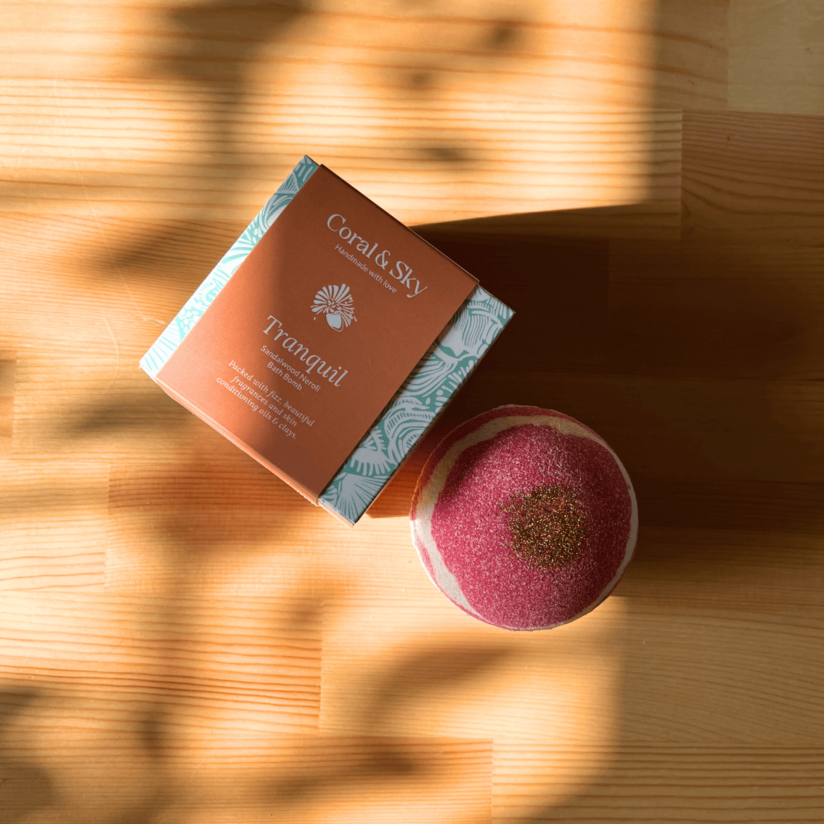 Sandalwood Neroli Rose Tranquil Bath Bomb | Verified Sustainable by Brown Living™