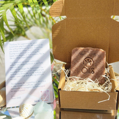 Sandalwood Paavam Soap Bar – Body Soap on Brown Living™. SKU: PV - SB. Img 4.